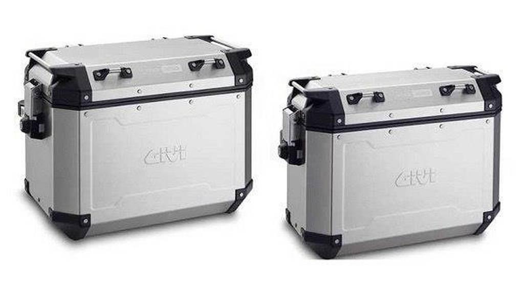 Givi Kufer Boczny Trekker Outback Alu Para Obkn48Al + Obkn37Ar
