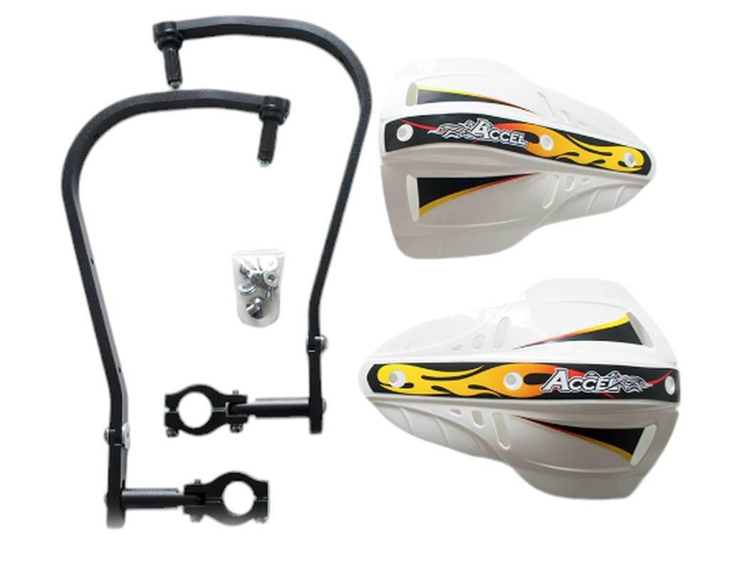 Accel Osłony Rąk Handbary Z Mocowaniem Aluminiowym Enduro 22Mm Hg- Kolor Cz