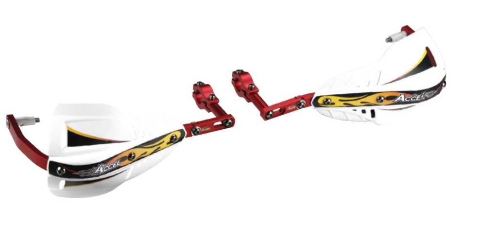 Accel Osłony Rąk Handbary Z Mocowaniem Aluminiowym Enduro 28Mm Hg- Kolor Cz