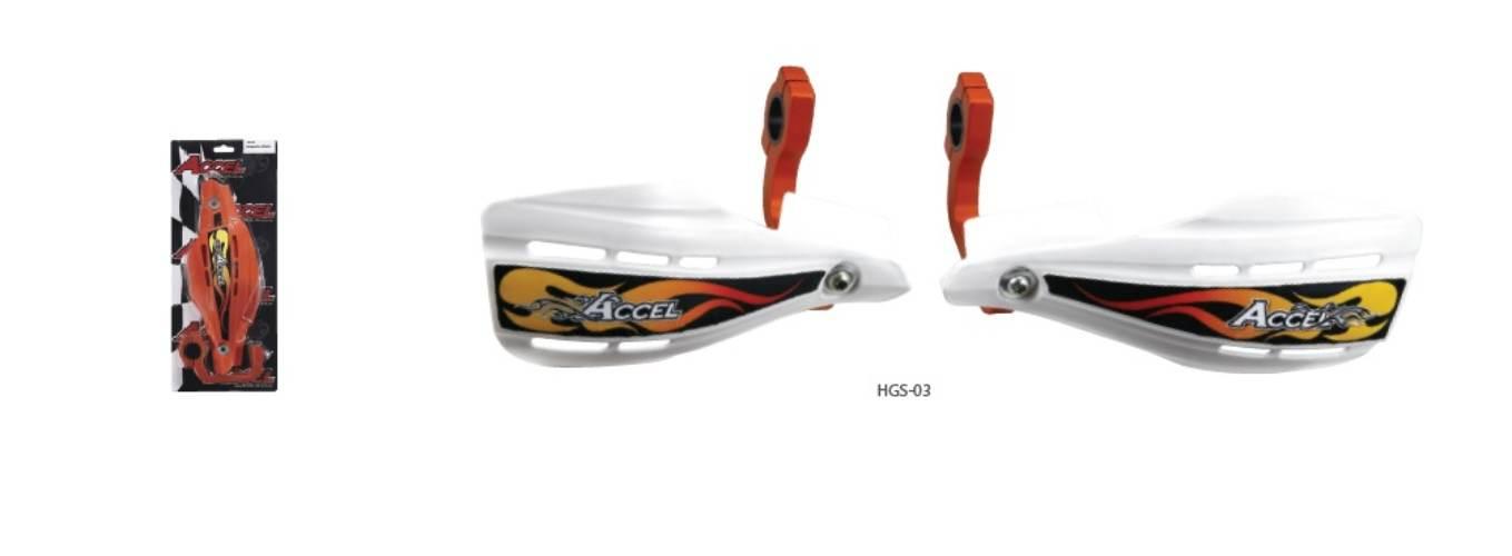 Accel Osłony Rąk Listki Z Mocowaniem Aluminiowym Hg-Kolor Niebieski, Sd- Ko