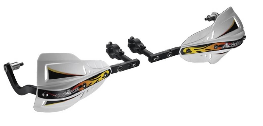 Accel Osłony Rąk Handbary Z Mocowaniem Aluminiowym Enduro 22Mm Hg- Kolor Cz