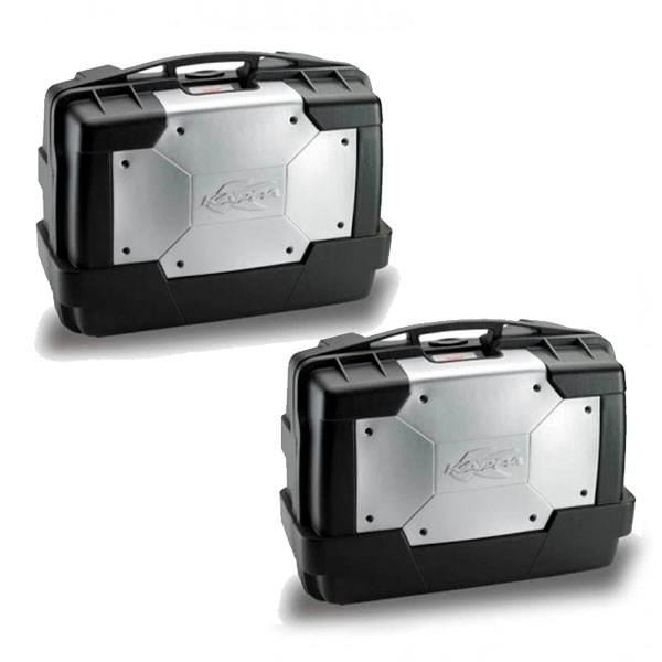 Kappa Kufry Boczne 46L Monokey Kgr46 Garda Para = 2Szt + Dodatkowy Zamek