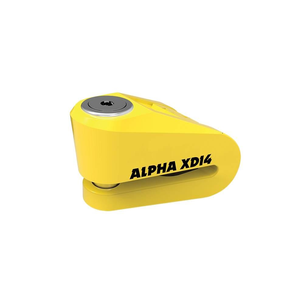 Oxford Blokada Tarczy Hamulcowej Alpha Xd14, Trzpień 14Mm Kolor Żółty