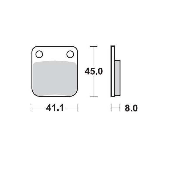 Moto-Master Klocki Hamulcowe Kh54 Sinter Metal Oem: 11 Sinterpro Racing Suz