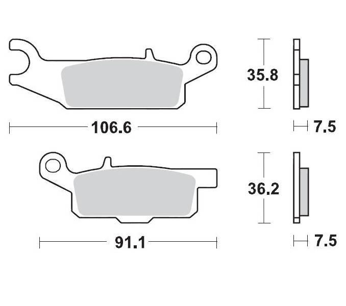 Moto-Master Klocki Hamulcowe Kh444 Sinter Metal Oem: 11 Sinterpro Racing Ya