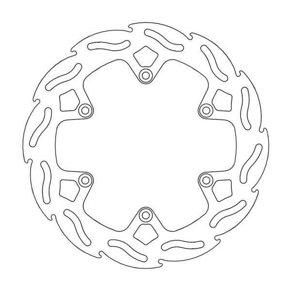 Moto-Master Tarcza Hamulcowa Tył Factory Ktm, Husaberg 220 Mm - 4,4Mm Grubo