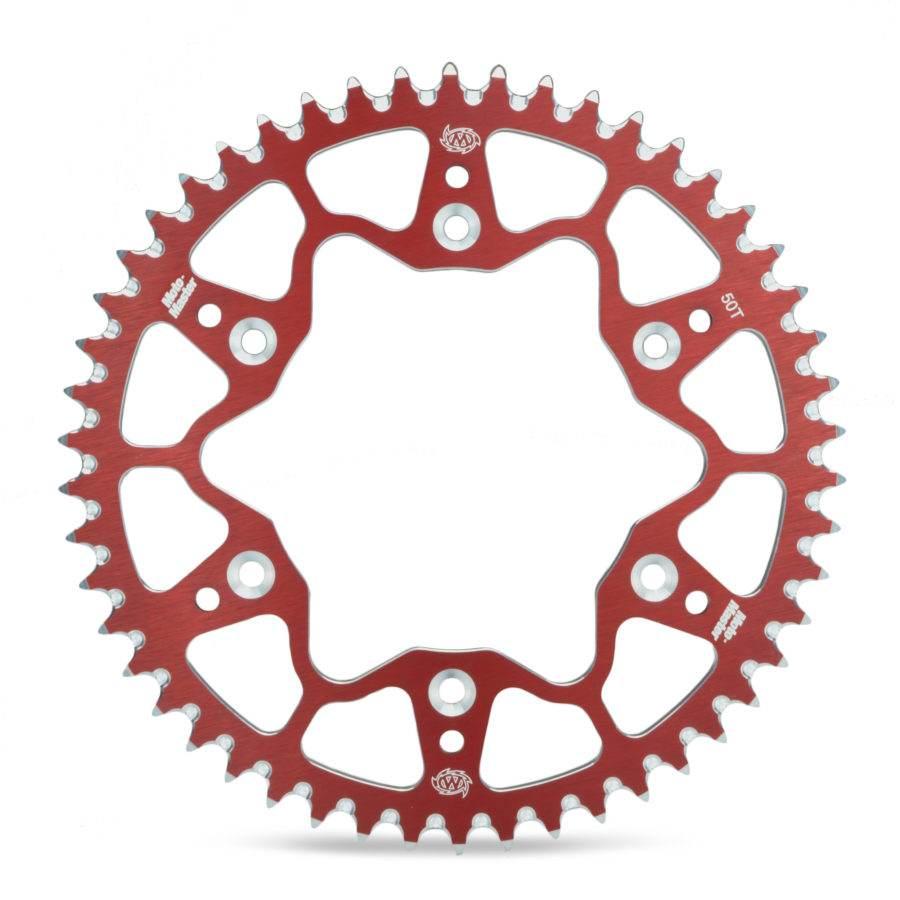 Moto-Master Zębatka Tylna Aluminiowa T7075 Ergal 820 49 82049 Kolor Czerwon