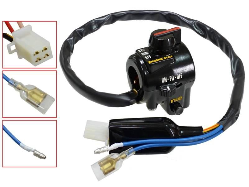 Psychic Przełącznik Zespolony Zapłonu, Świateł, Rozrusznika Na Kierownicę K - zdjęcie 2