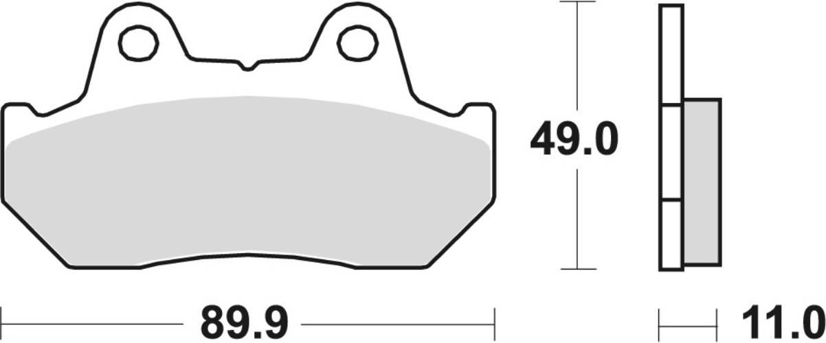 Trw Zf Klocki Hamulcowe Kh69/3 Sinter Street Honda Cbr 600 Xl 600 V 87-90