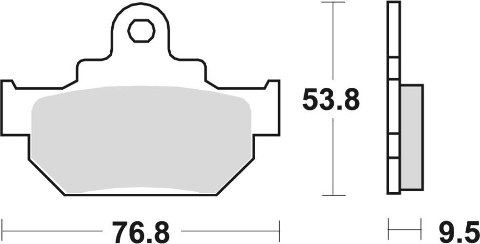 Trw Zf Klocki Hamulcowe Kh106/2 Organic Honda Mbx 125 84, Suzuki Rm 250 86