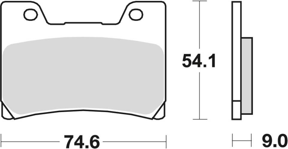 Trw Zf Klocki Hamulcowe Kh160 Sinter Street Yamaha Fzr 600 90-95, Tdm 850 9