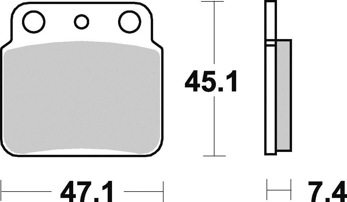 Trw Zf Klocki Hamulcowe Kh137 Sinter Offroad Kawasaki Kfx 400 03-06, Suzuki