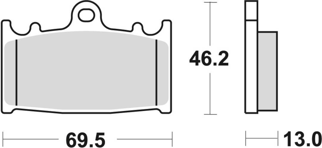 Trw Zf Klocki Hamulcowe Kh366 Sinter Street Suzuki Vl 1500 Intruder 01-08