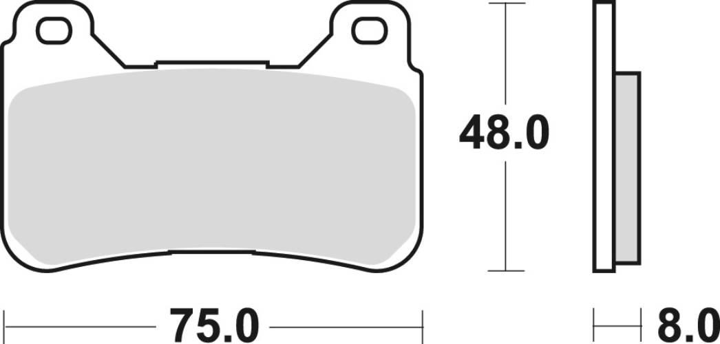 Trw Zf Klocki Hamulcowe Kh390 Sinter Street Honda Cbr 600 Rr 05-16, Cbr 100