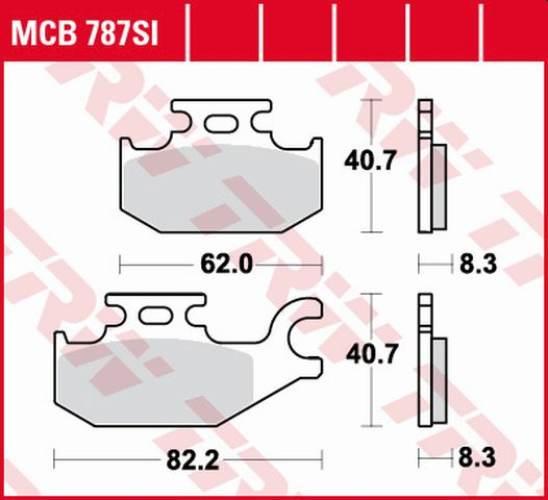 Trw Zf Klocki Hamulcowe Kh413 Sinter Offroad Suzuki Lta Ltf 400 08-, Lta 45