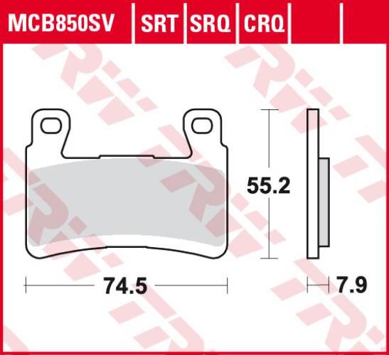 Trw Zf Klocki Hamulcowe Kh265/296 Sinter Street Kawasaki Zx-6R 636 Ninja 13