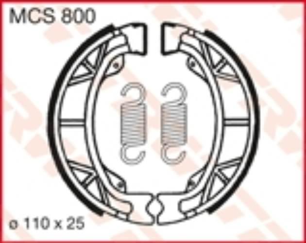 Trw Zf Szczęki Hamulcowe 110X25Mm H303