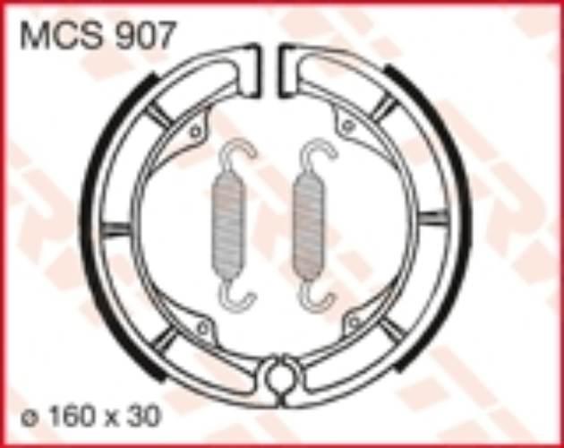 Trw Zf Szczęki Hamulcowe 160X30Mm S606