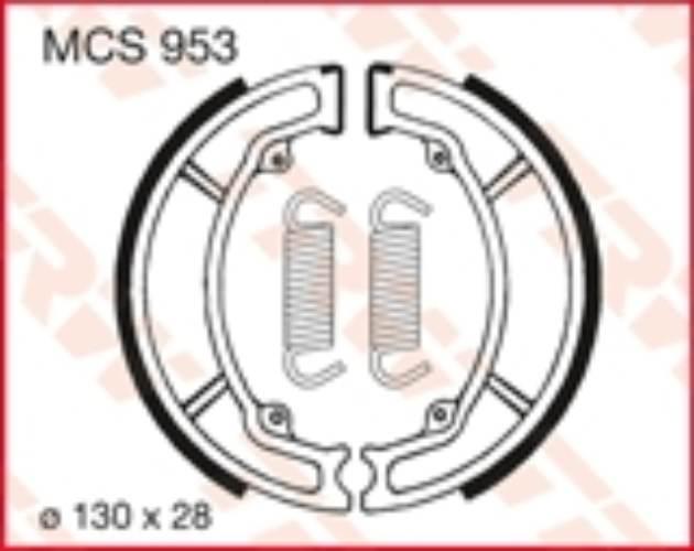 Trw Zf Szczęki Hamulcowe 130X28Mm Y506