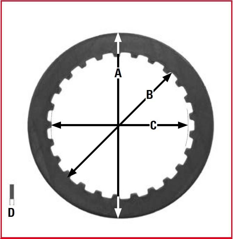 Trw Zf Przekładki Tarcz Sprzęgłowych Kawasaki Zx6R 95-99, Zx9R 00-04, Z 100
