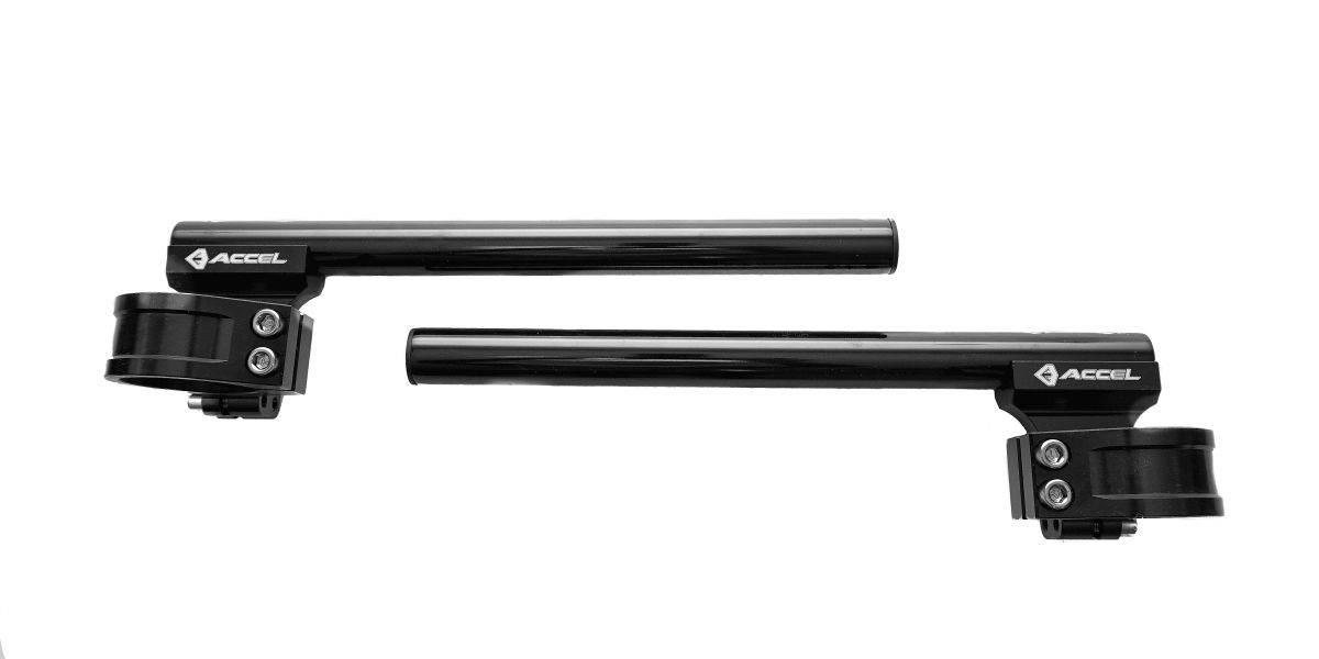Accel Kierownica Dwuczęściowa Regulowana Street Clip-On Uchwyt 46Mm Kolor C