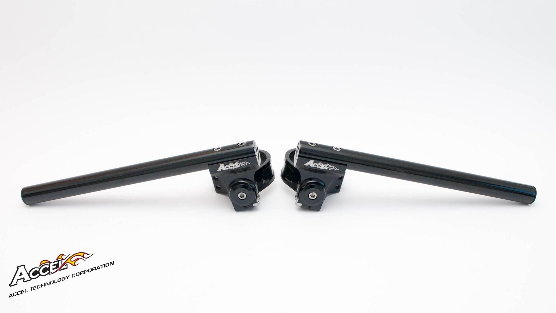 Accel Kierownica Dwuczęściowa Regulowana Street Clip-On Uchwyt 55Mm Kolor C