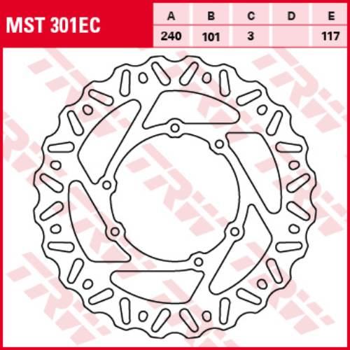 Trw Zf Tarcza Hamulcowa Przód Honda Cr 125 250 95-07, Crf 250 450 R X 04-14