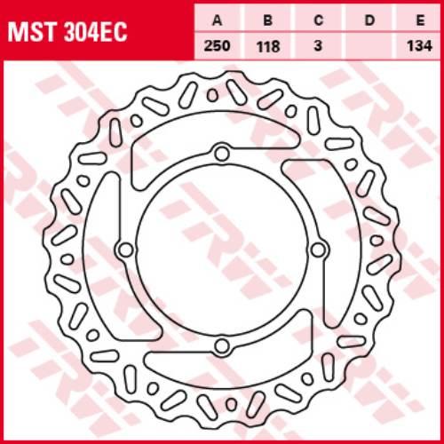 Trw Zf Tarcza Hamulcowa Przód Suzuki Rmz 250 07-09, Rmz 450 05-