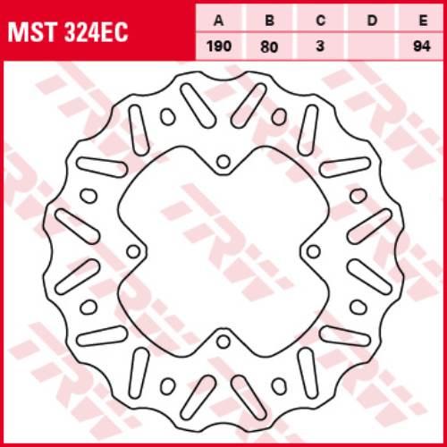 Trw Zf Tarcza Hamulcowa Tył Honda Cr 80 92-02, Cr 85 03-08, Crf 150 07-19