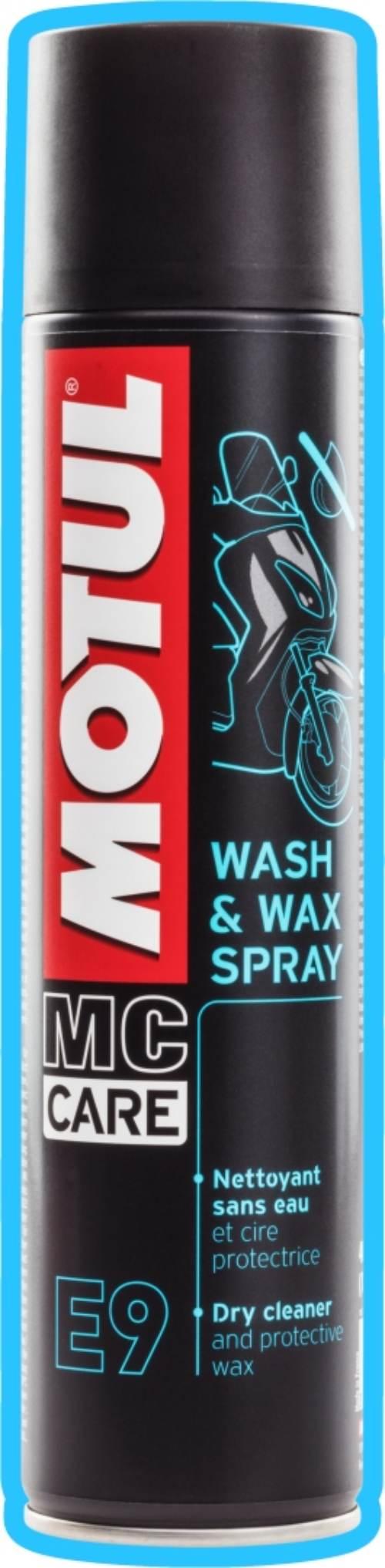 Motul E9 Wash Wax Spray 400Ml Czyszczenie I Ochrona Lakieru
