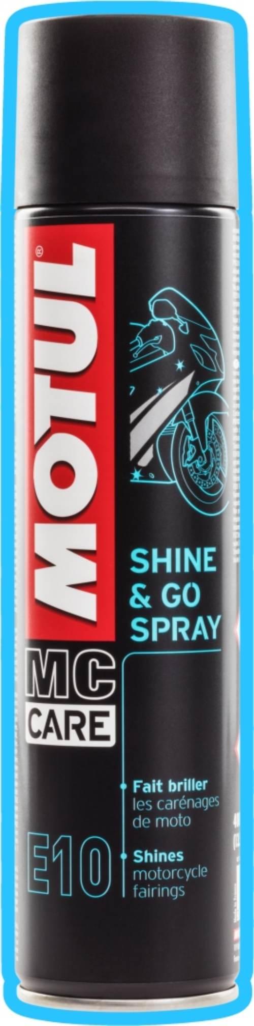 Motul E10 Shine And Go Spray 0,4L Czyszczenie I Ochrona Lakieru