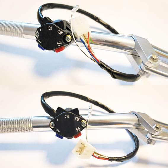 Psychic Przełącznik Zespolony Zapłonu, Świateł, Sygnału Na Kierownicę Ktm E