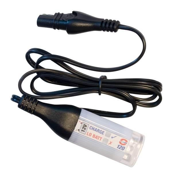 Optimate Latarka Led Z Wskaźnikiem Naładowania Akumulatora Na Złącze Sae El