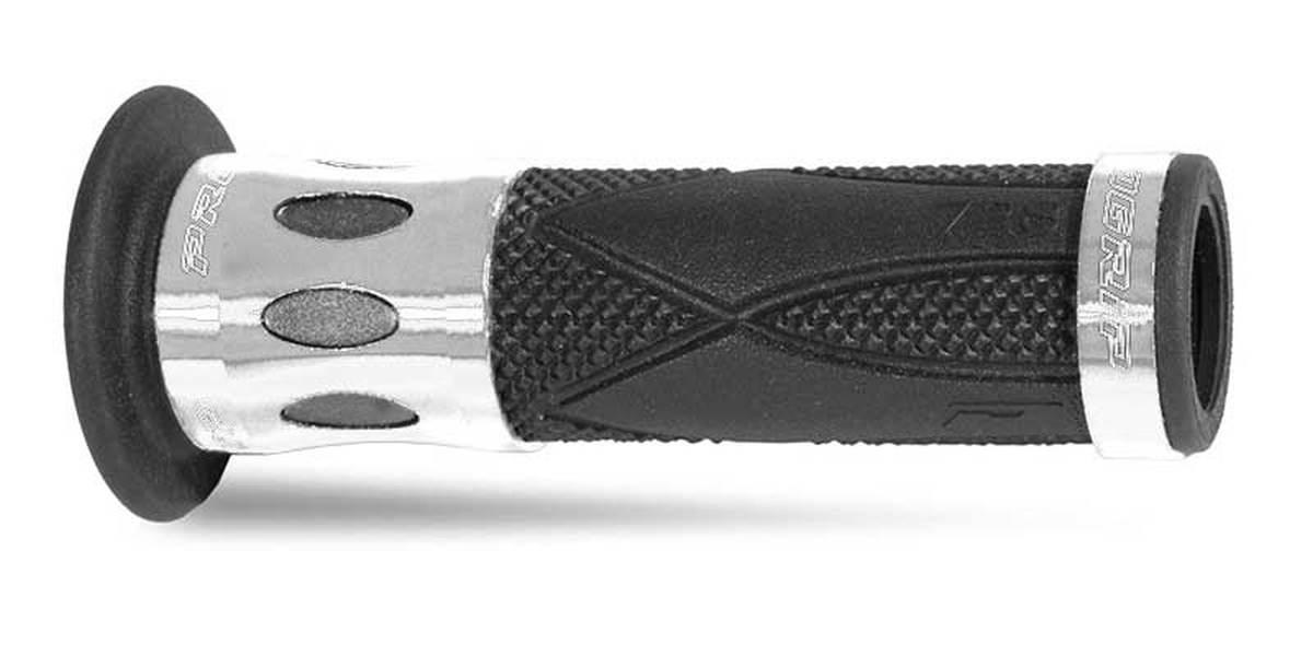 Progrip Manetki Pg728 Road Alu 22+25Mm, Dł.122Mm Kolor Srebrny Jednoskładni