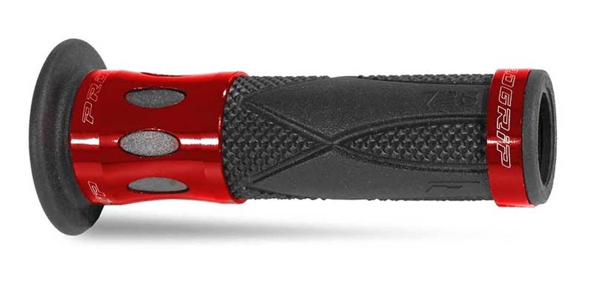 Progrip Manetki Pg728 Road Alu 22+25Mm, Dł.122Mm Kolor Czerwony Jednoskładn