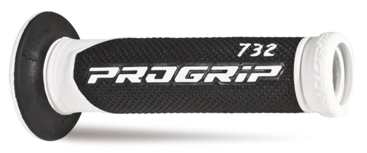 Progrip Manetki Pg732 Road 22+25Mm, Dł.125Mm Kolor Biały/Czarny Dwuskładnik