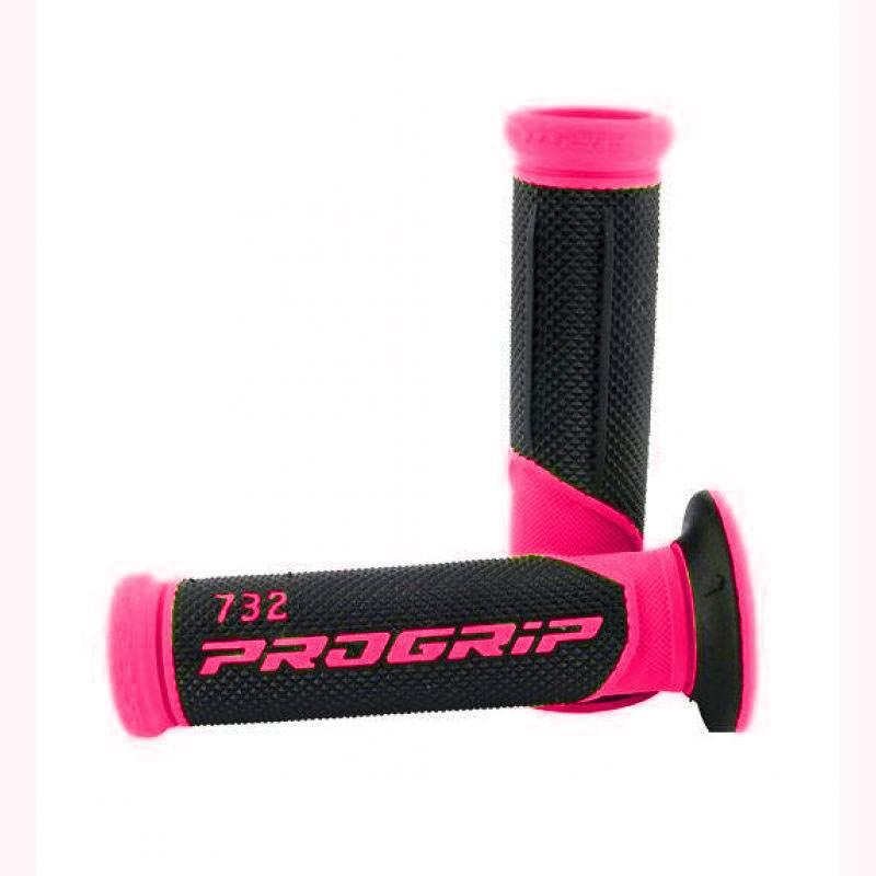 Progrip Manetki Pg732 Road 22+25Mm, Dł.125Mm Kolor Fuksja Fluo/Czarny Dwusk
