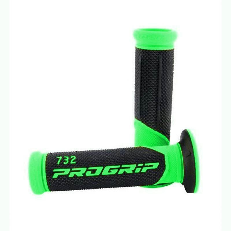 Progrip Manetki Pg732 Road 22+25Mm, Dł.125Mm Kolor Zielony Fluo/Czarny Dwus