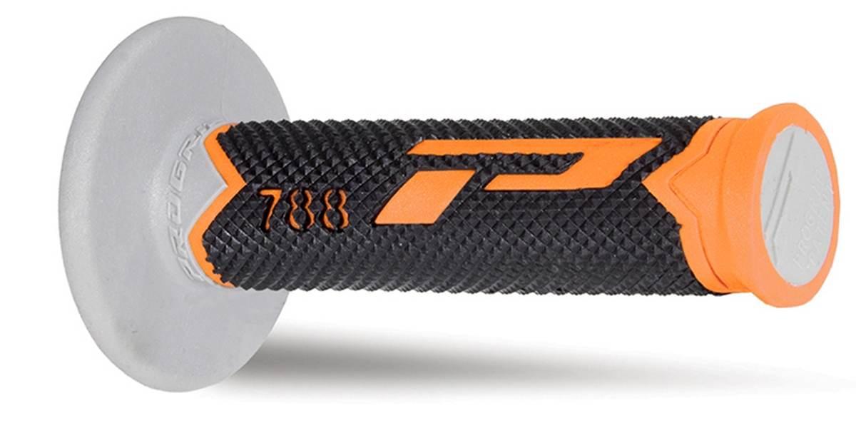 Progrip Manetki Pg788 Off Road 22+25Mm, Dł.115Mm Kolor Pomarańczowy/Szary/C