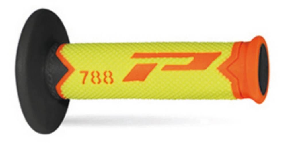 Progrip Manetki Pg788 Off Road 22+25Mm, Dł.115Mm Kolor Pomarańczowy Fluo/Żó
