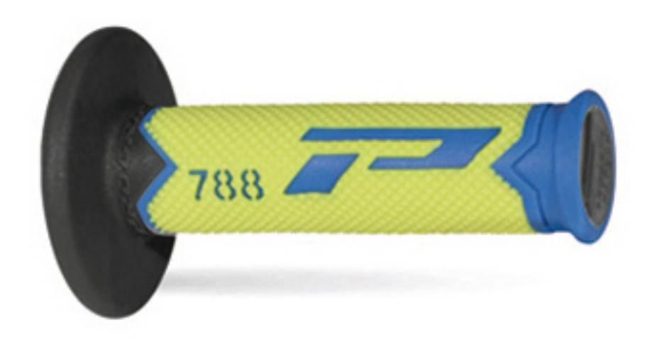 Progrip Manetki Pg788 Off Road 22+25Mm, Dł.115Mm Kolor Jasny Niebieski/Żółt