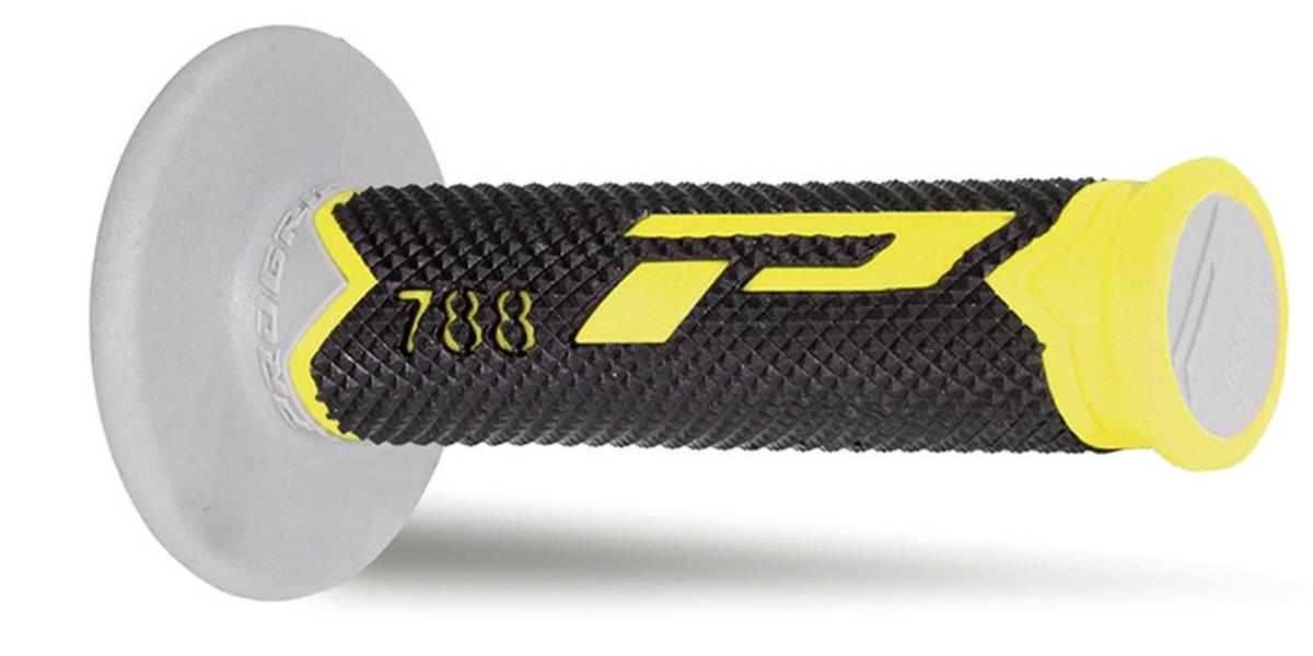 Progrip Manetki Pg788 Off Road 22+25Mm, Dł.115Mm Kolor Żółty/Szary/Czarny T