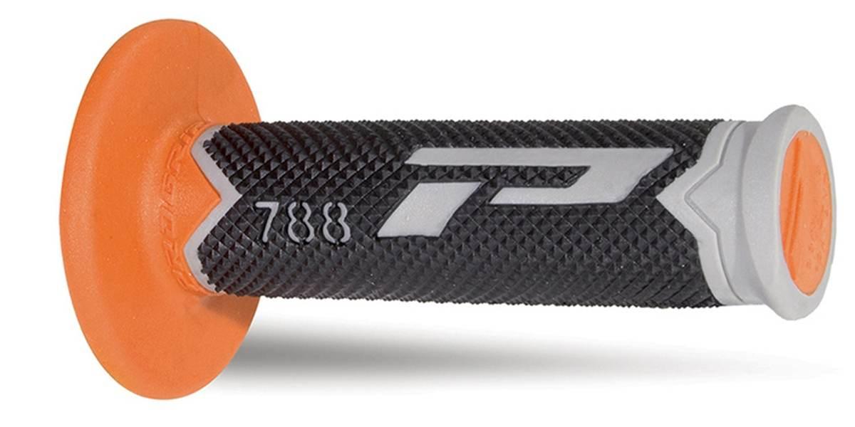 Progrip Manetki Pg788 Off Road 22+25Mm, Dł.115Mm Kolor Szary/Pomarańczowy/C