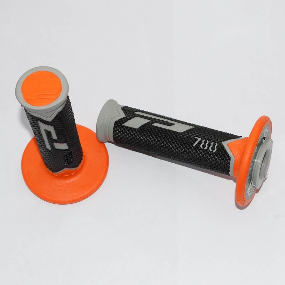 Progrip Manetki Pg788 Off Road 22+25Mm, Dł.115Mm Kolor Szary/Pomarańczowy/C - zdjęcie 2
