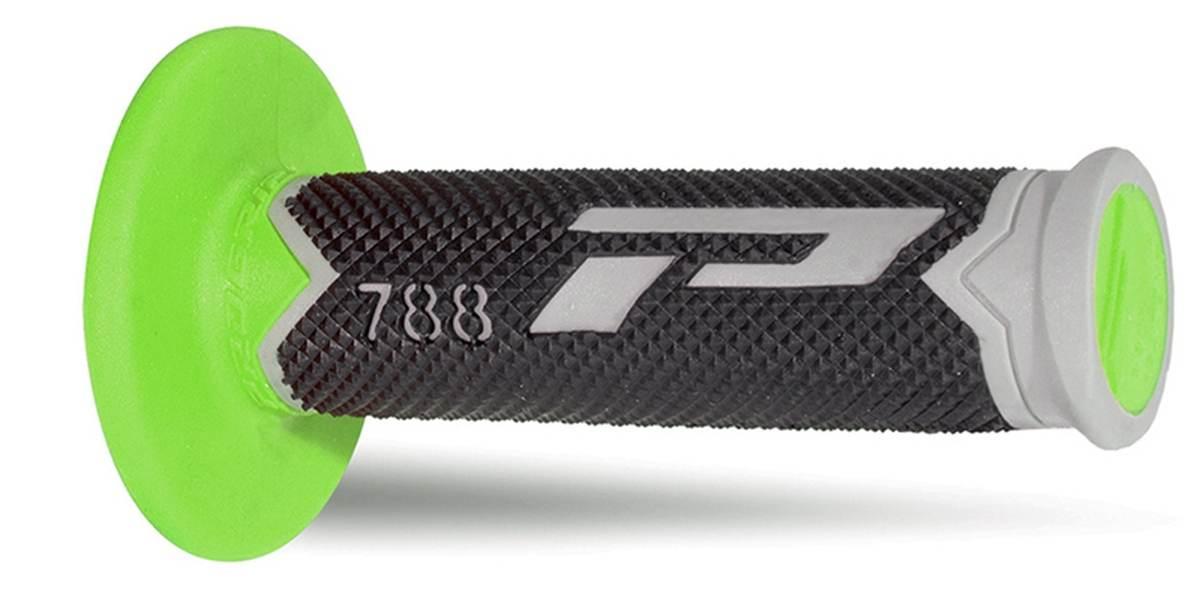 Progrip Manetki Pg788 Off Road 22+25Mm, Dł.115Mm Kolor Szary/Zielony/Czarny