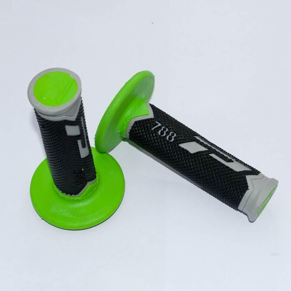 Progrip Manetki Pg788 Off Road 22+25Mm, Dł.115Mm Kolor Szary/Zielony/Czarny - zdjęcie 2