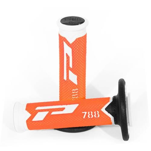 Progrip Manetki Pg788 Off Road 22+25Mm, Dł.115Mm Kolor Biały/Pomarańczowyfl - zdjęcie 2