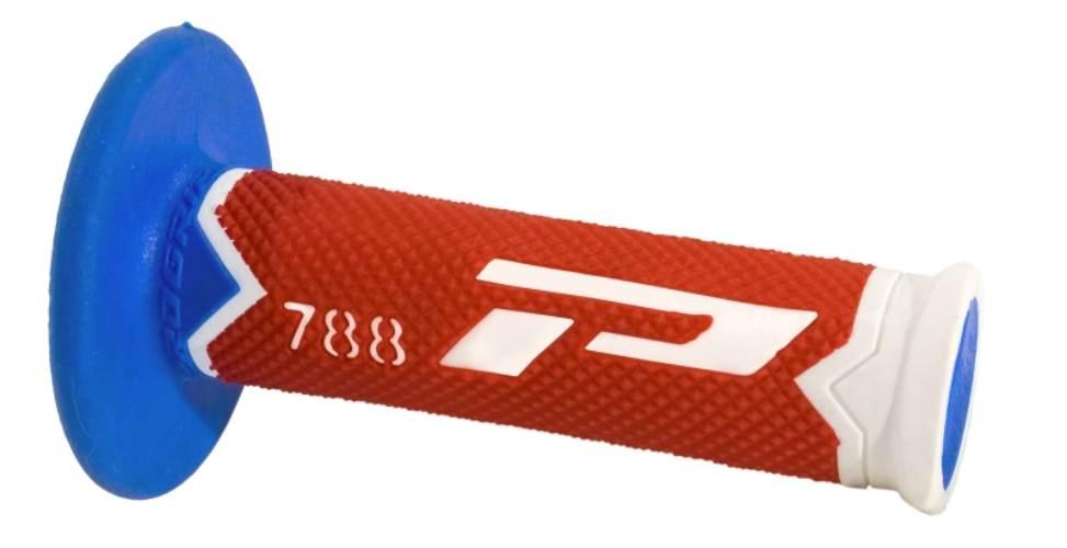 Progrip Manetki Pg788 Off Road 22+25Mm, Dł.115Mm Kolor Biały/Czerwony/Jasny
