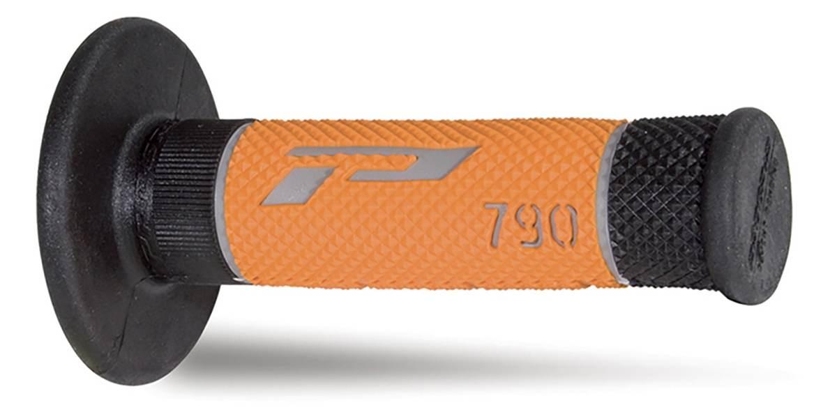 Progrip Manetki Pg790 Off Road 22+25Mm, Dł.115Mm Kolor Szary/Czarny/Pomarań