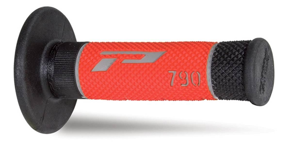 Progrip Manetki Pg790 Off Road 22+25Mm, Dł.115Mm Kolor Szary/Czarny/Czerwon